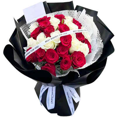 新余28朵玫瑰花混搭，充满爱的温暖